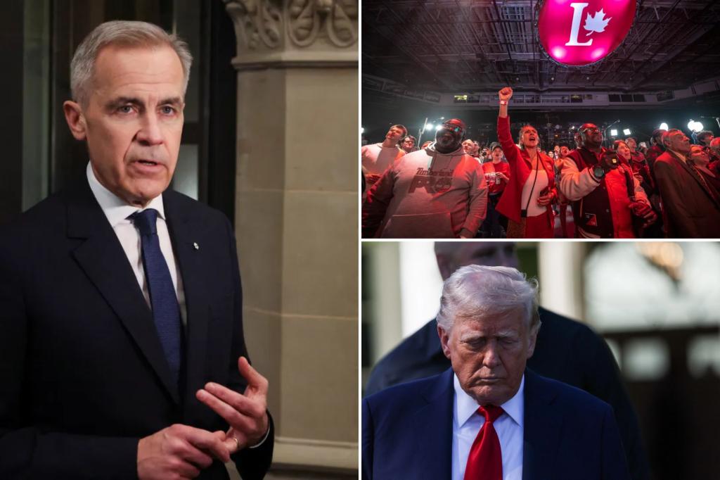 Canadian Prime Minister Mark Carney’s Liberals win an election upended by Trump