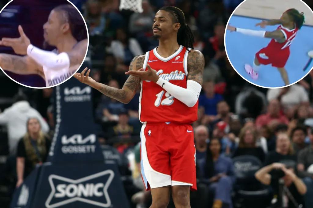 Ja Morant ignores NBA’s gun gesture warning — and it costs Grizzlies star ,000