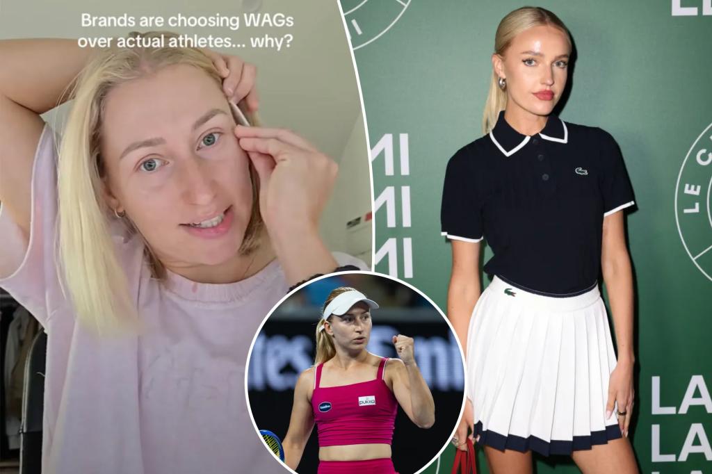 Daria Saville tired of getting ‘left out’ of brand deals as tennis WAGs cash in