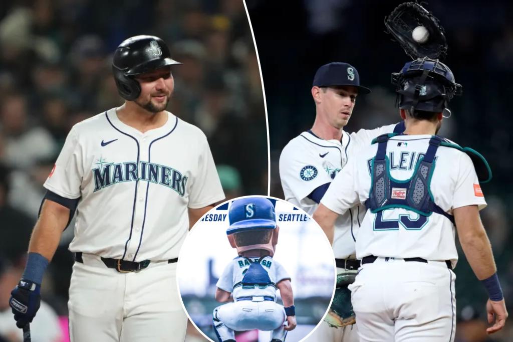 Mariners giving out a Cal Raleigh ‘Platinum Dumper’ bobblehead