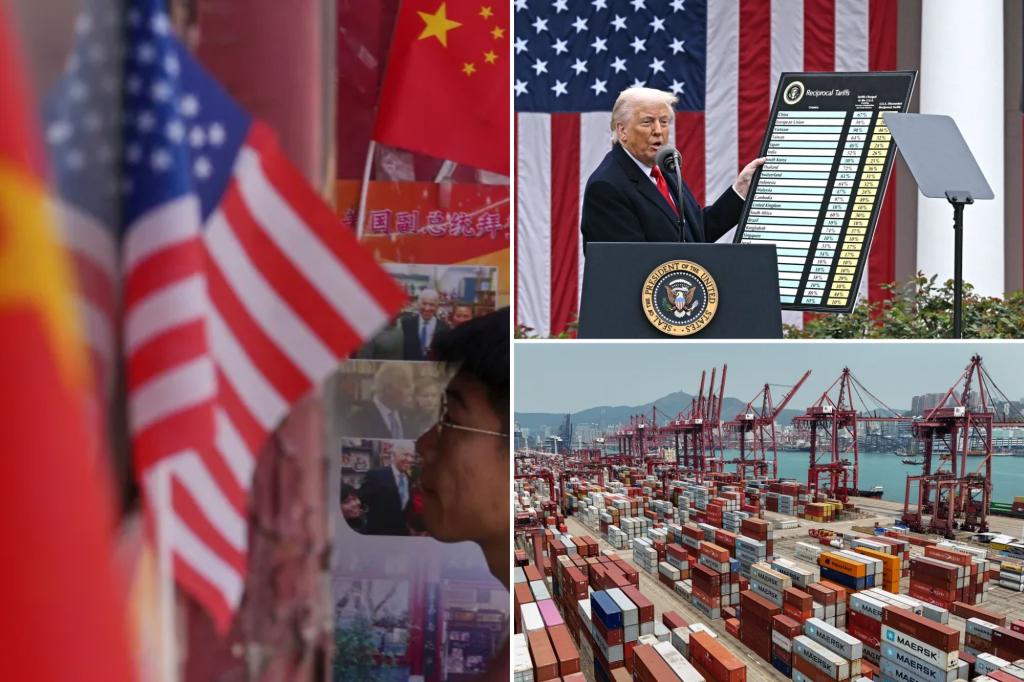 US stock futures plunge as China retaliates against Trump tariffs
