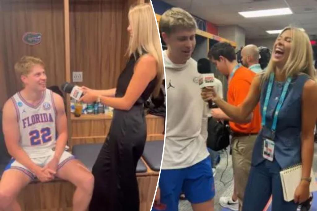Florida’s Bennett Anderson, Talia Baia reunite at Final Four for new interview