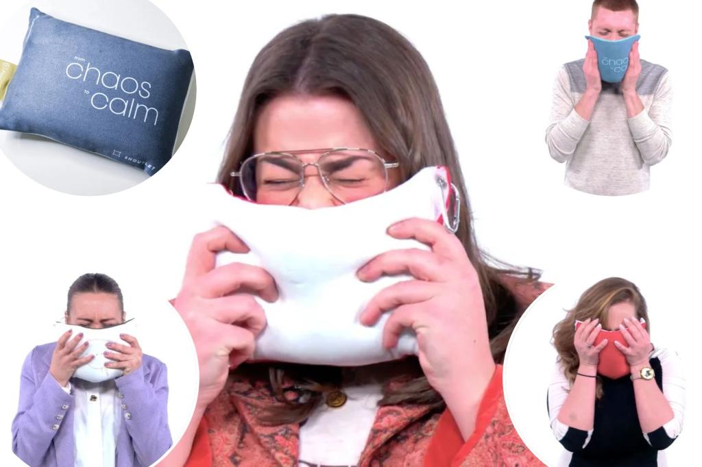This pillow is designed for screaming — does it relieve stress?