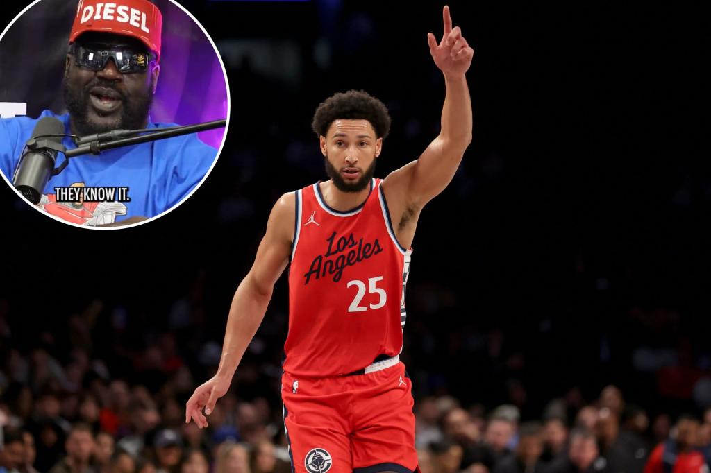 Shaquille O’Neal says Ben Simmons needs to be ‘arrested’ for his play