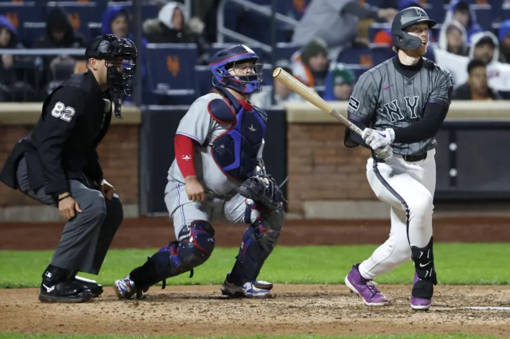 Mets’ Brett Baty struggling at plate despite hitting the ball harder