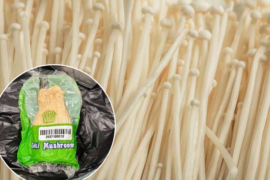 Enoki mushroom packages recalled for possible listeria contamination