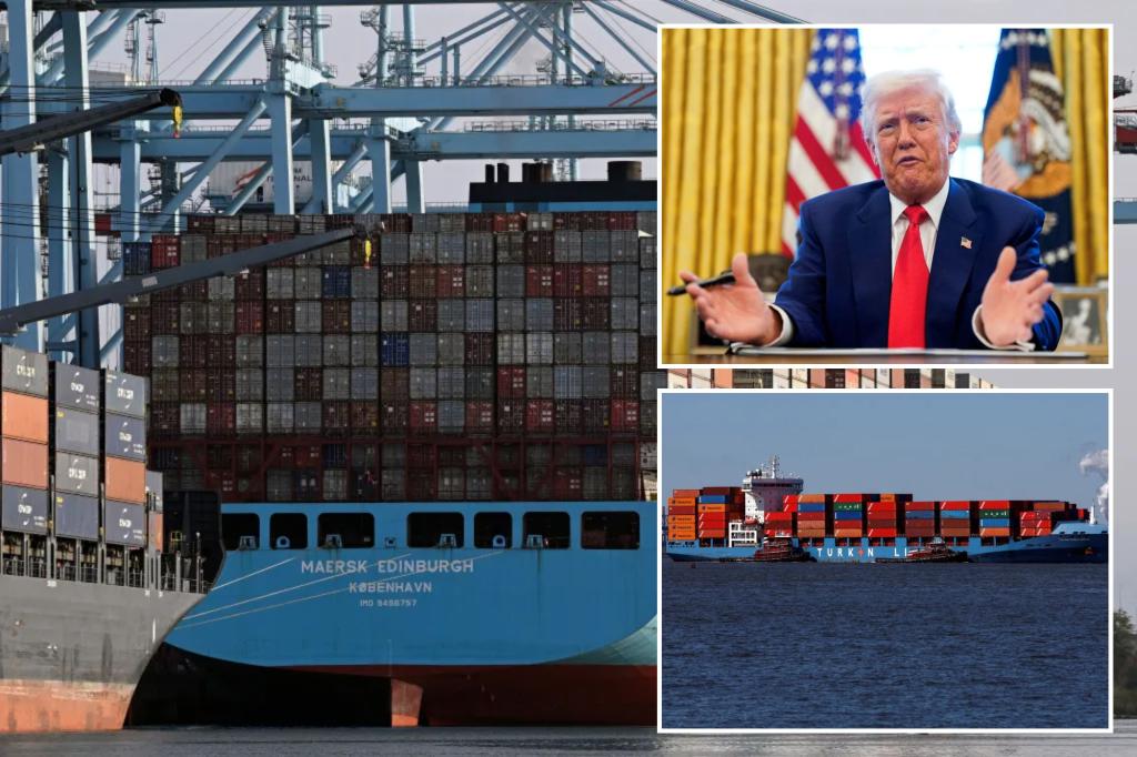 US economy shrank in first three months of 2025 as Trump tariffs hit businesses