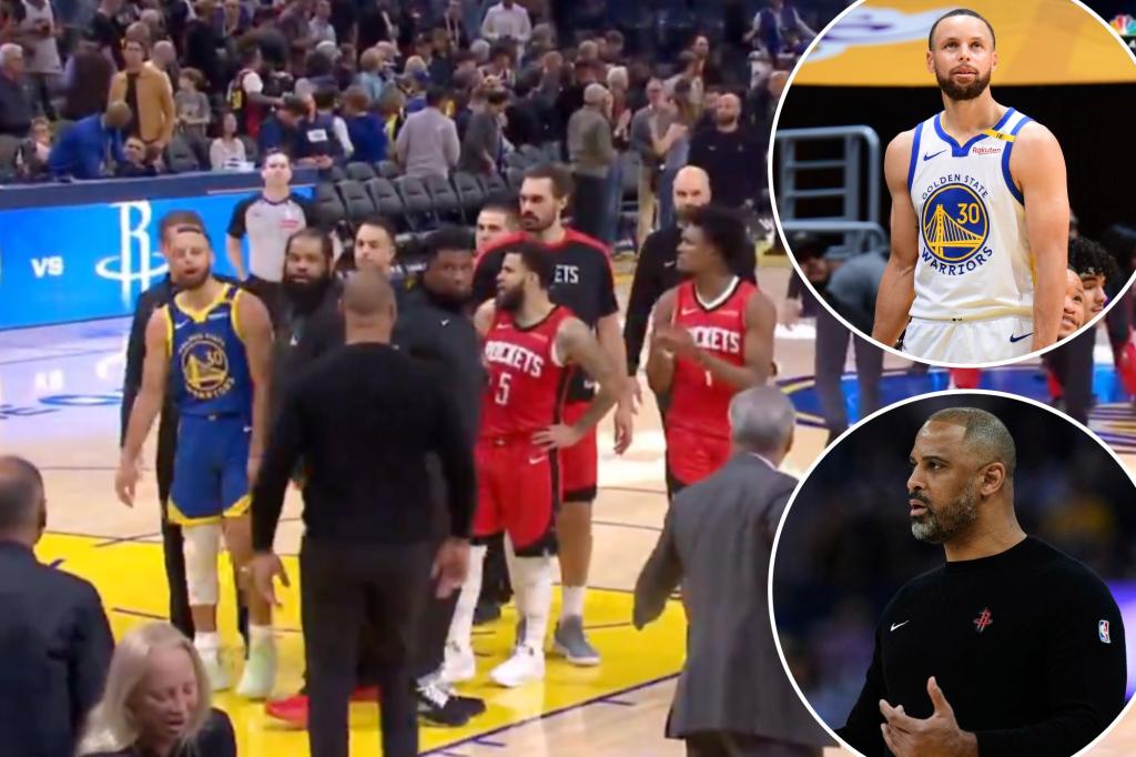 Stephen Curry has heated moment with Ime Udoka during miserable performance
