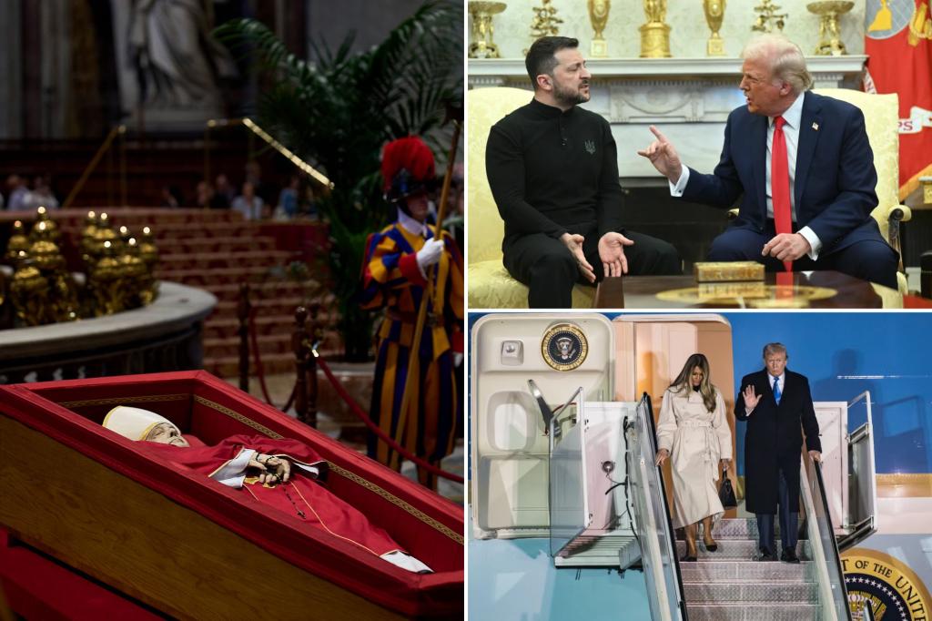 Pope’s funeral joins Trump, Zelensky for first time since live spat