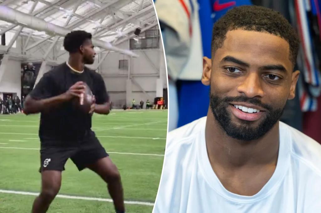 Giants’ Darius Slayton backs Shedeur Sanders after pro day criticism