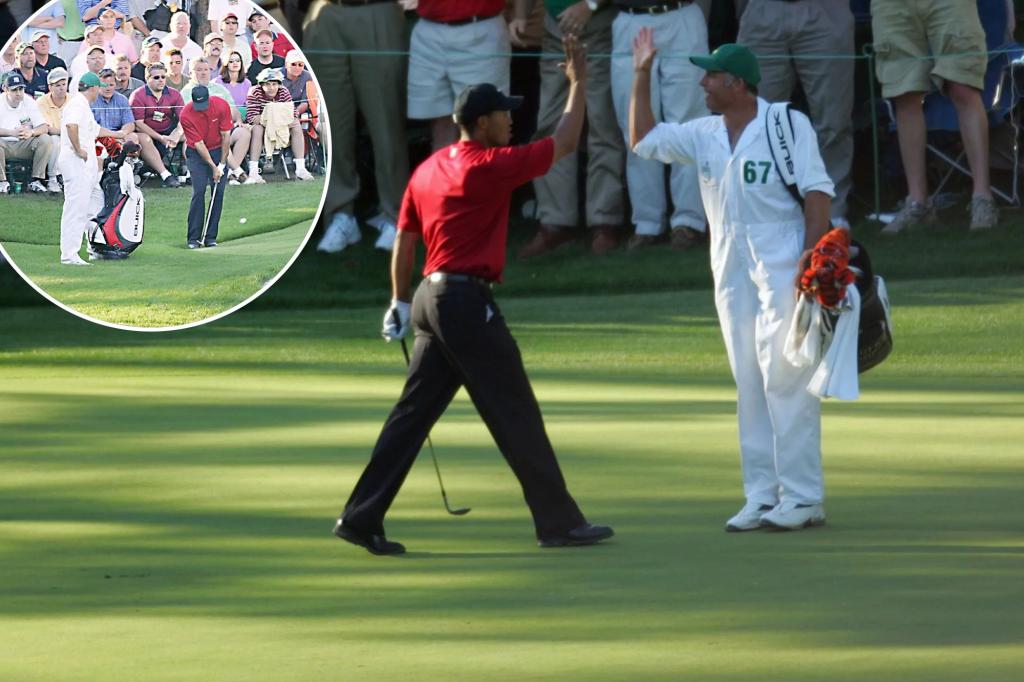 Tiger Woods’ ex-caddie details iconic Masters moment to The Post