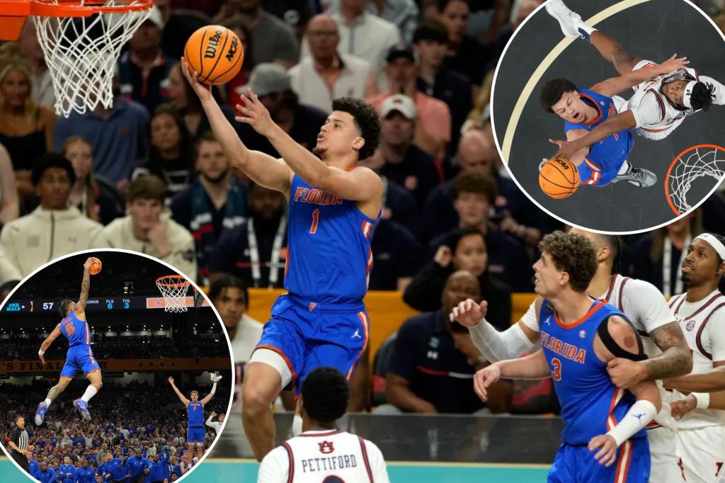 Walter Clayton Jr. scores 34 points to lead Florida to Final Four win over Auburn