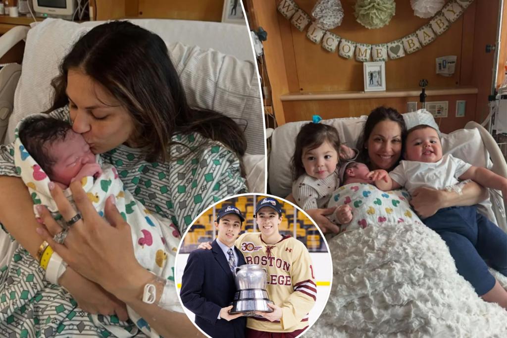 Meredith Gaudreau, widow of Johnny Gaudreau, announces birth of couple’s third baby