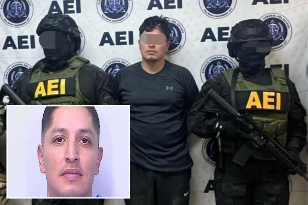 California inmate Cesar Hernandez who killed leader of elite Mexican police unit while on the run is arrested