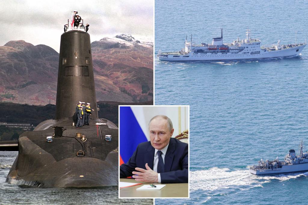 Russian spy sensors found tracking Britain’s nuclear submarines in UK waters: report