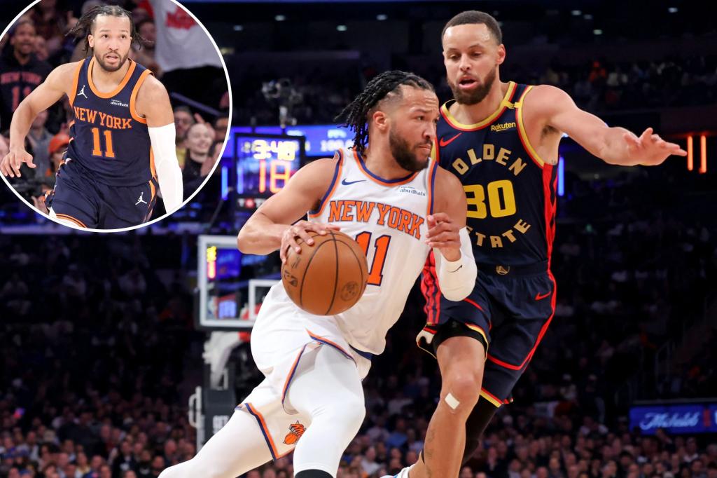 Jalen Brunson back at Knicks practice with return looming