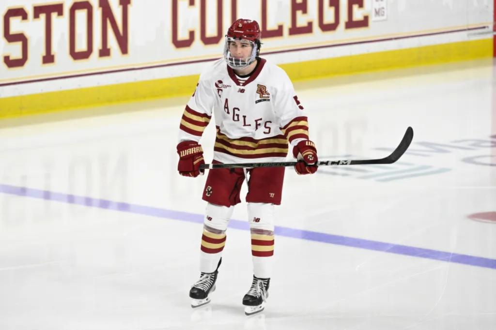 Rangers defensive prospect Drew Fortescue staying at Boston College