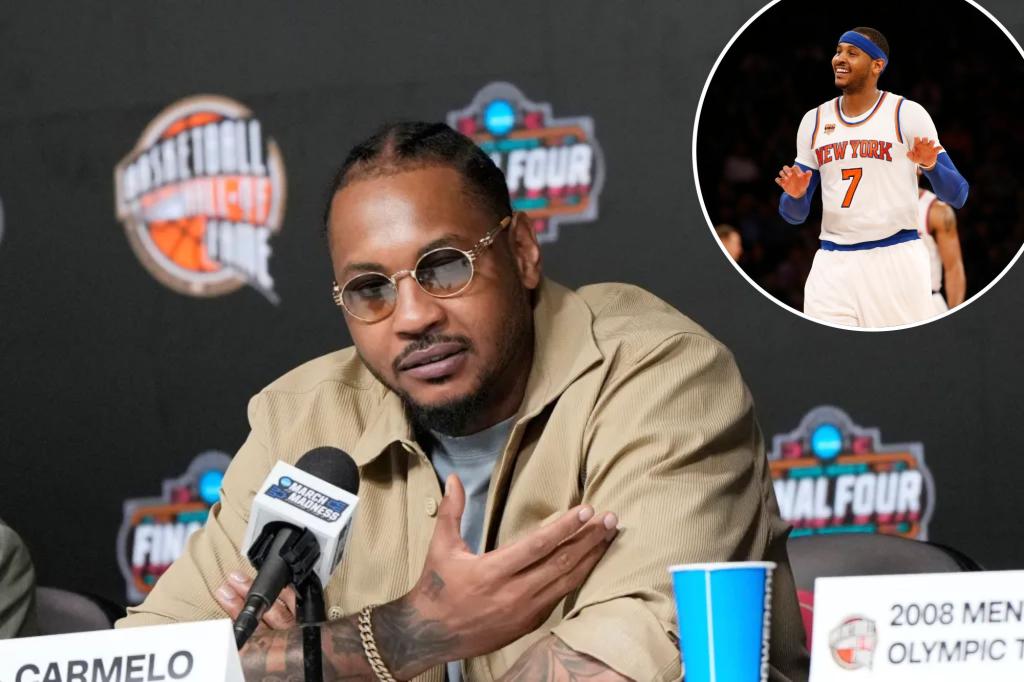 Carmelo Anthony ‘would love to see’ his number get retired by Knicks