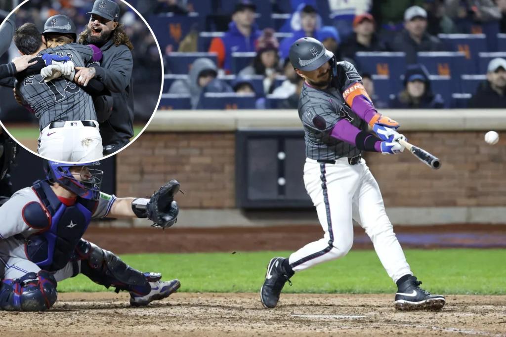 Luis Torrens delivers big hit after being scratched from Mets’ starting lineup with forearm contusion