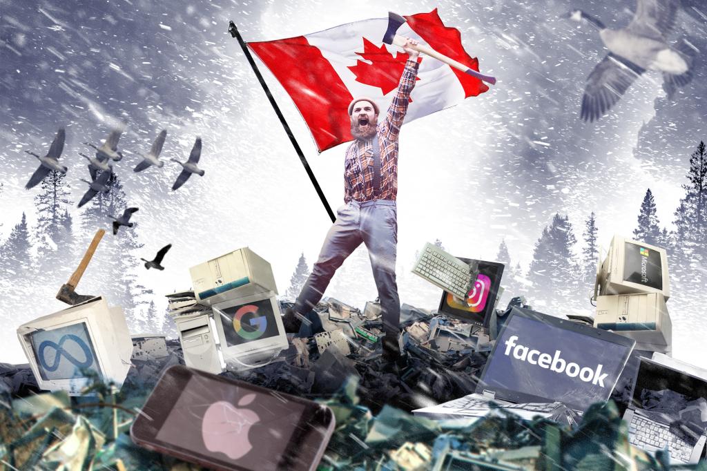 Canadians boycott Big Tech as latest trade war battleground