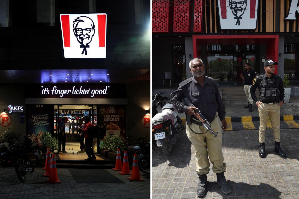 Mobs attack KFC in Pakistan to protest US support for Israel