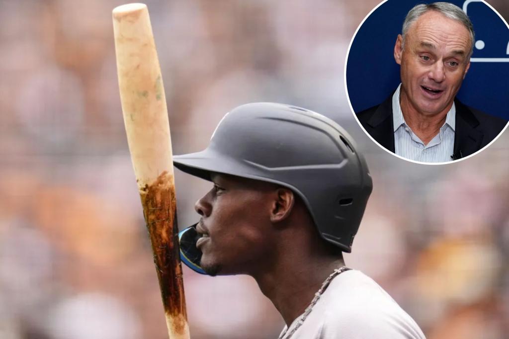 MLB commissioner Rob Manfred makes his stance clear on torpedo bats