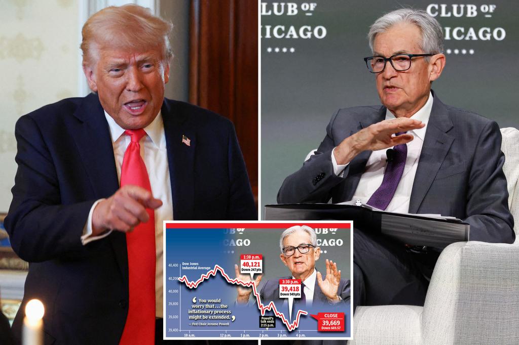 Trump blasts Federal Reserve Chair Jerome Powell, says his ‘termination cannot come fast enough!’