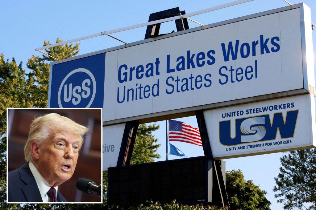US Steel shares surge 12% after Trump orders fresh review of Nippon Steel’s bid