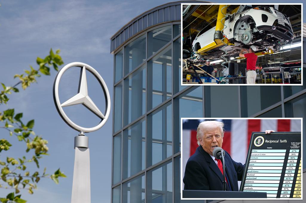 Mercedes to build new car at Alabama plant in response to Trump tariffs