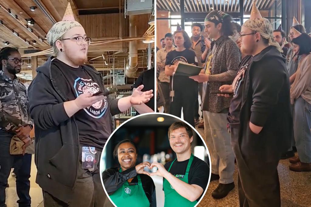 ‘Gen Z Starbucks baristas revolt over new dress code