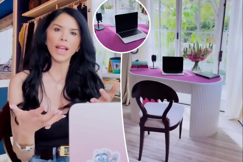 Lauren Sanchez shows off writing center in her and Jeff Bezos’ LA mansion
