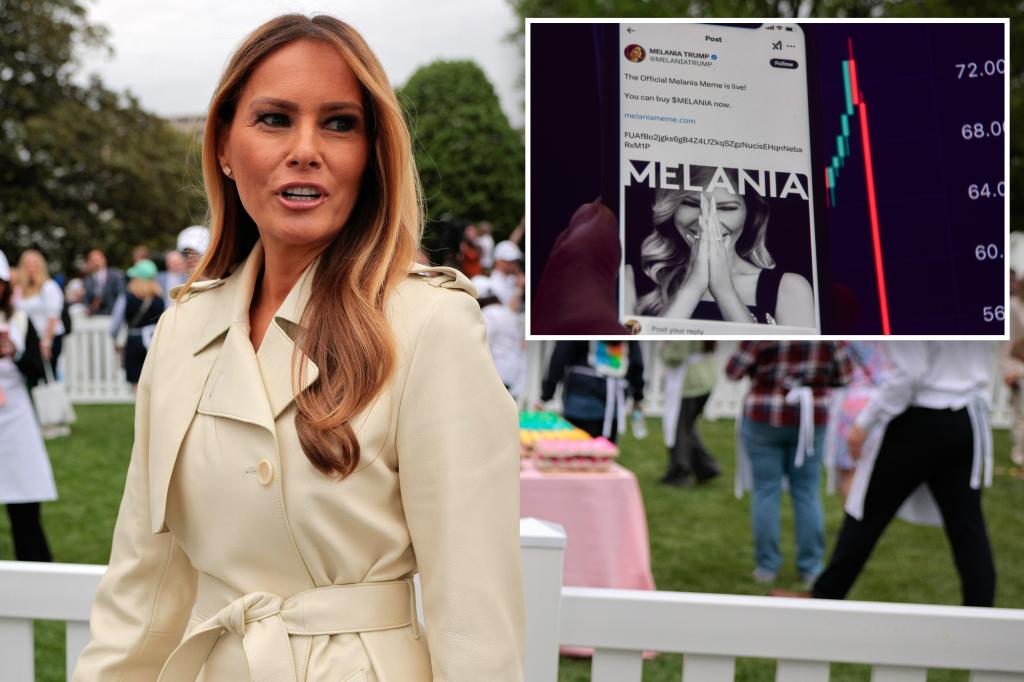 Crypto traders who bought Melania Trump coin before launch bagged 0M: report
