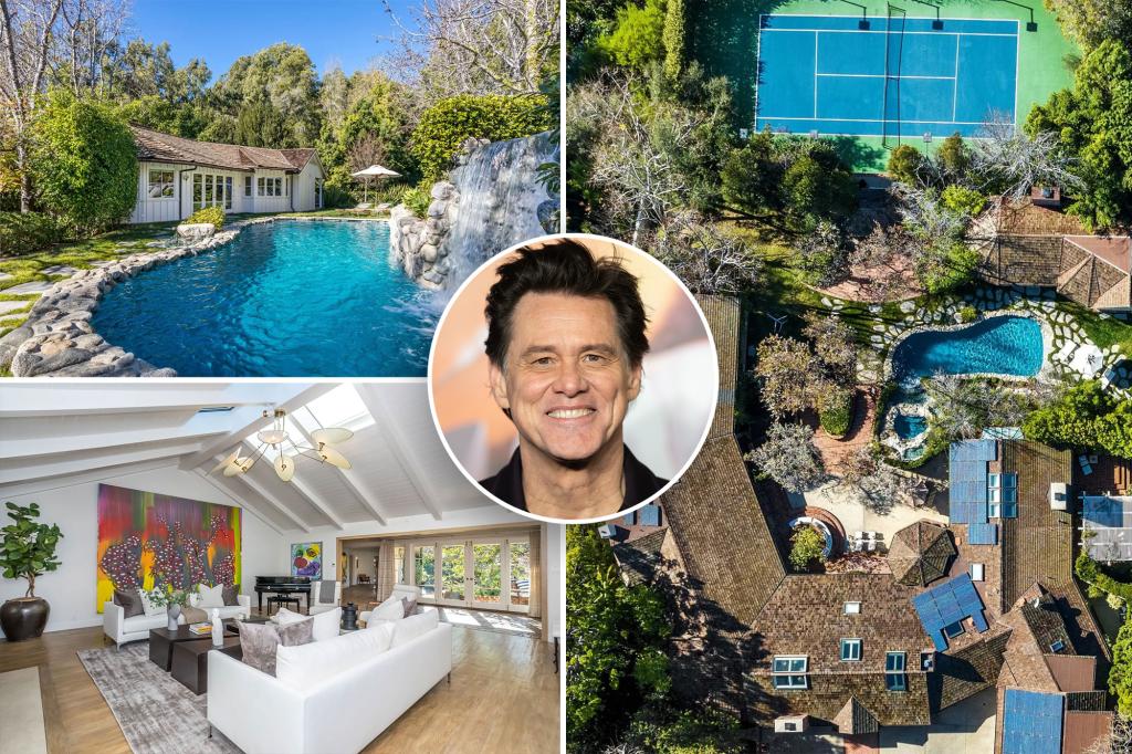 Jim Carrey cuts the price of his LA home by M