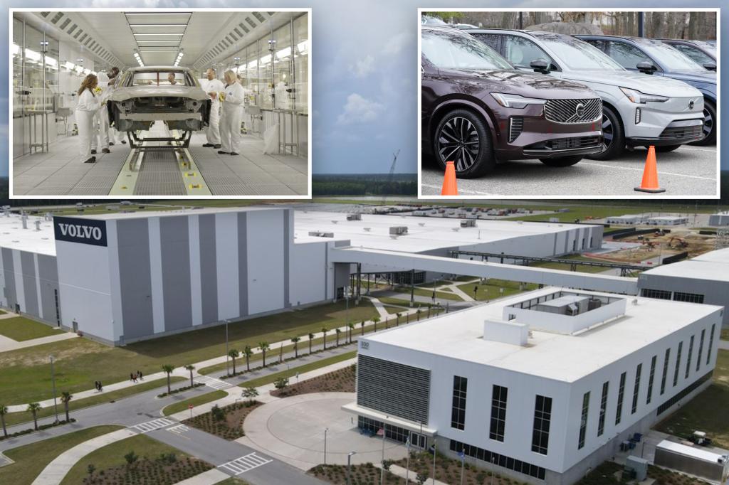 Volvo to slash 5% of staff at South Carolina plant on tariff uncertainty