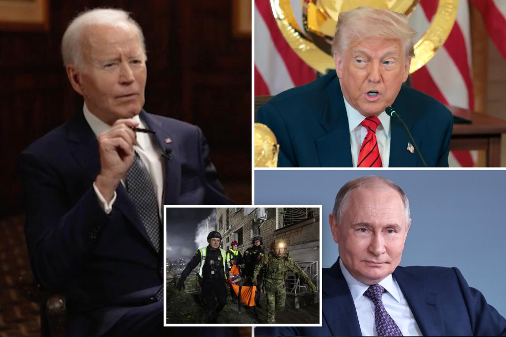 Biden accuses Trump of ‘modern-day appeasement’ toward Putin
