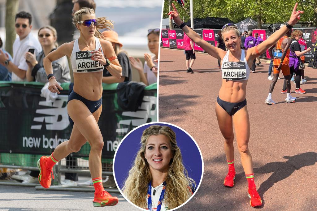 Marathon runner Holly Archer fires back at critics over race-day ‘bikini’ bottoms