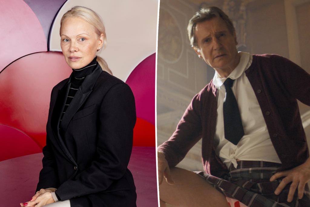 Pamela Anderson reveals ‘electric’ chemistry with ‘Naked Gun’ co-star Liam Neeson