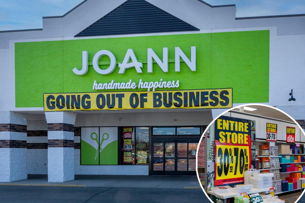 Joann craft stores are having big sales ahead of closures