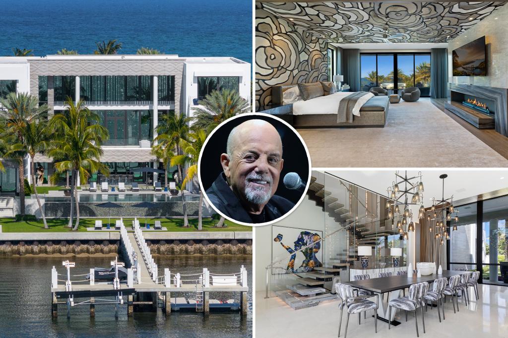 Mansion built on land once owned by Billy Joel asks .88M