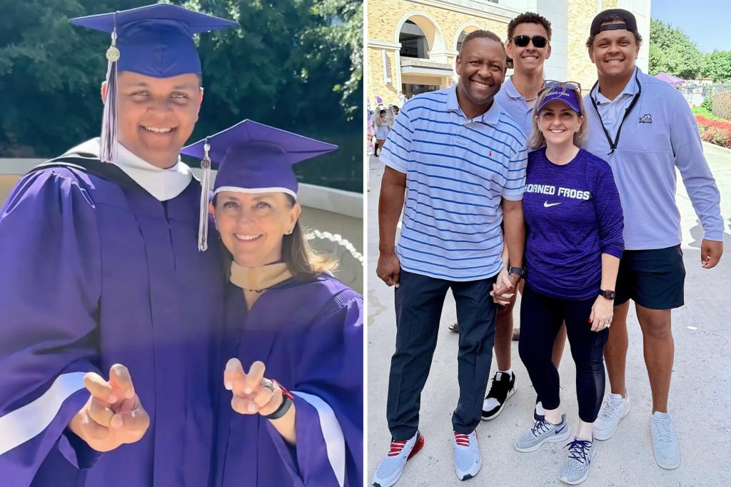 Mom and son graduate from TCU together during special Mother’s Day weekend