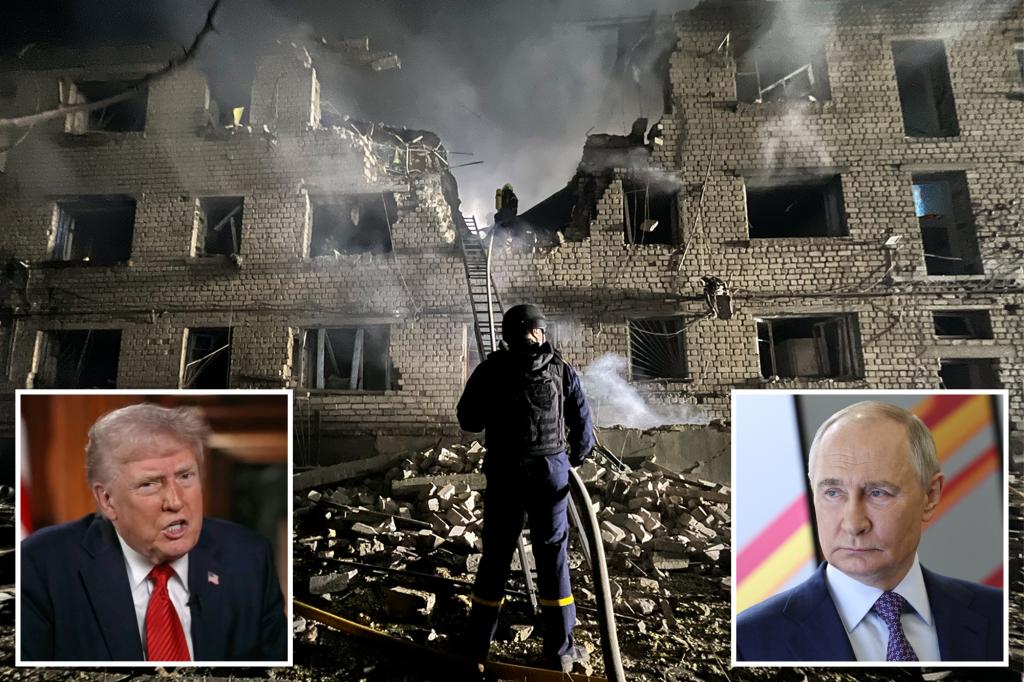 Trump suggests it may not be possible to broker peace in Ukraine, as Putin leaves open nuke option