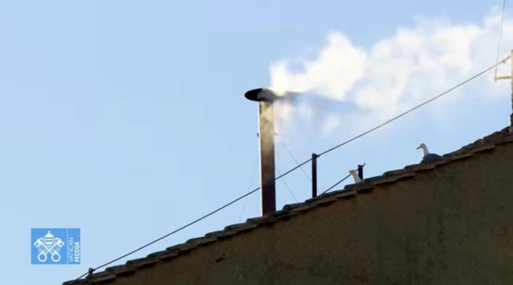 New pontiff elected as white smoke billows from Sistine Chapel