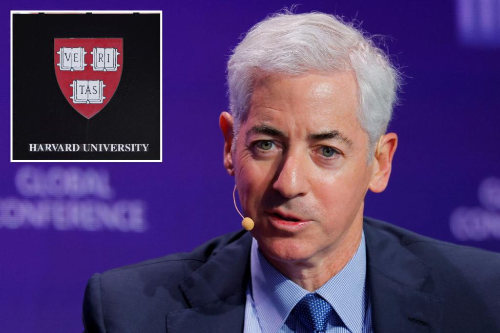 Bill Ackman says Harvard not ‘entitled’ to federal funds