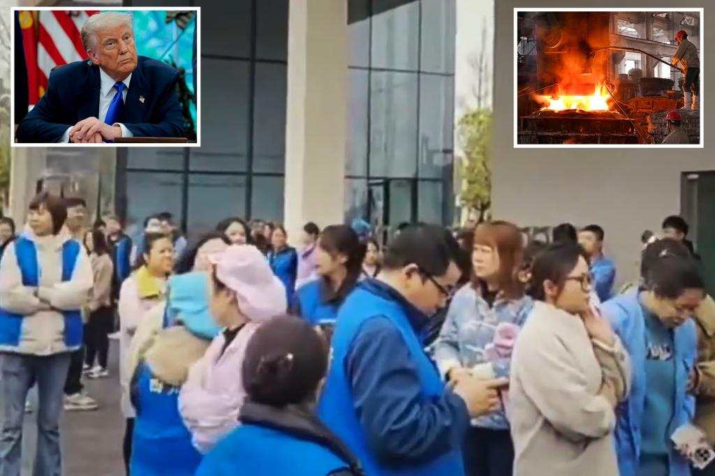 Protests erupt in China as Trump’s steep tariffs bite: ‘Extremely anxious’