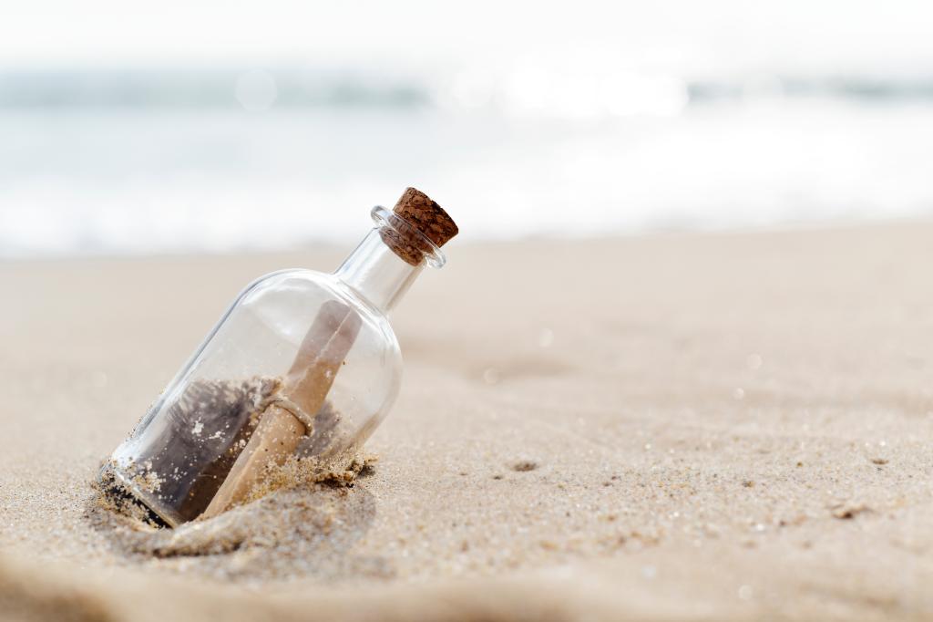 Young boys find 66-year-old love letter in bottle washed ashore and are searching for its author