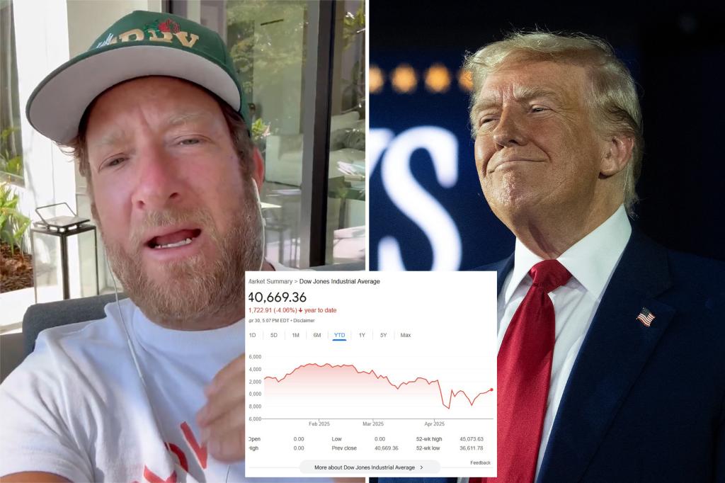 Dave Portnoy takes Trump to task for sluggish economy