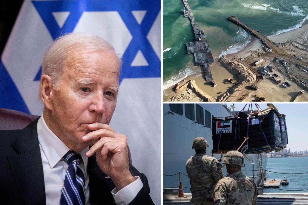 Biden Gaza pier fiasco left 62 US forces injured, one dead and caused M in damages: report