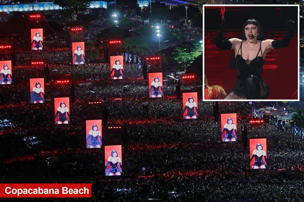 Lady Gaga’s deranged fans plotted to bomb her 2.1-million-strong Rio concert: cops