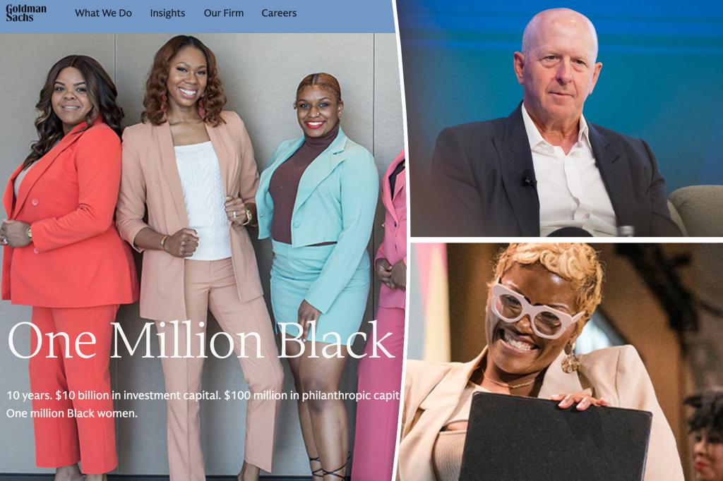 Goldman Sachs scrubs word ‘black’ from diversity initiative web page