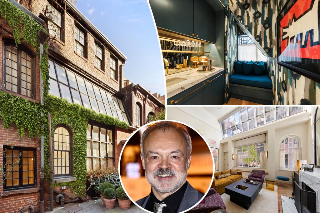 Graham Norton asks .59M for NYC carriage house